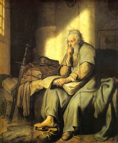 St. Paul in Prison by Rembrandt van Rijn